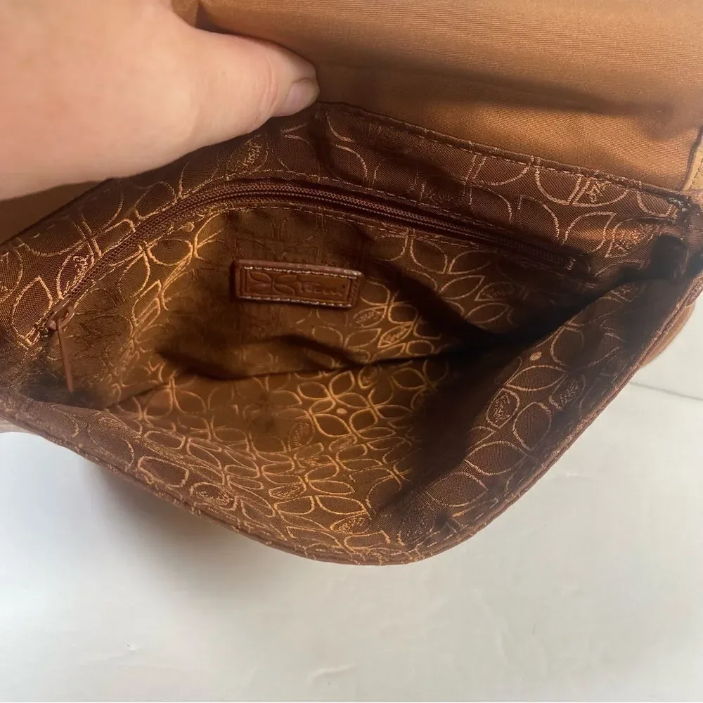 Fossil Brown Leather Crossbody Purse